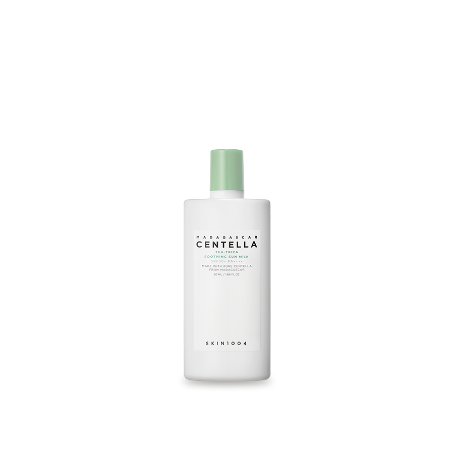 Tea-Trica Soothing Sun Milk SPF50+ PA++++ 50ml I 🌿 Protector solar que calma brotes y controla el exceso de grasa