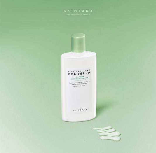 Tea-Trica Soothing Sun Milk SPF50+ PA++++ 50ml I 🌿 Protector solar que calma brotes y controla el exceso de grasa