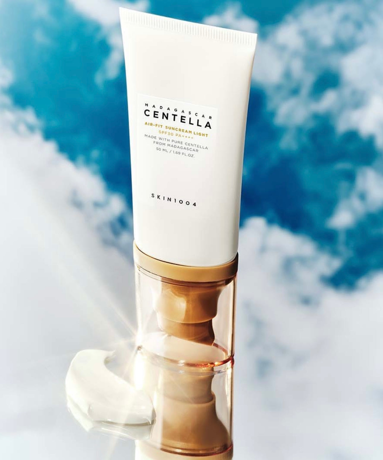 Centella Air-Fit Suncream Light SPF30 PA++++ 50ml I 🌿 Protección solar diaria con textura ligera y efecto calmante