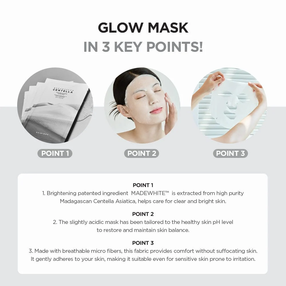 Tone Brightening Glow Mask – Set con 5 Mascarilla Facial Iluminadora 25ml