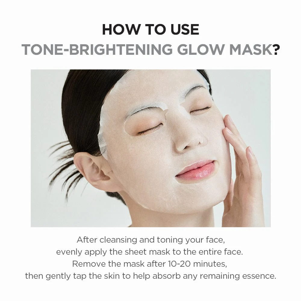 Tone Brightening Glow Mask – Set con 5 Mascarilla Facial Iluminadora 25ml