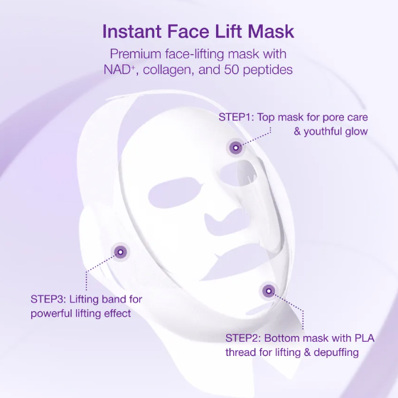 Numbuzin No.9 NAD+ Lifting Mask | Mascarilla efecto lifting 3 pasos