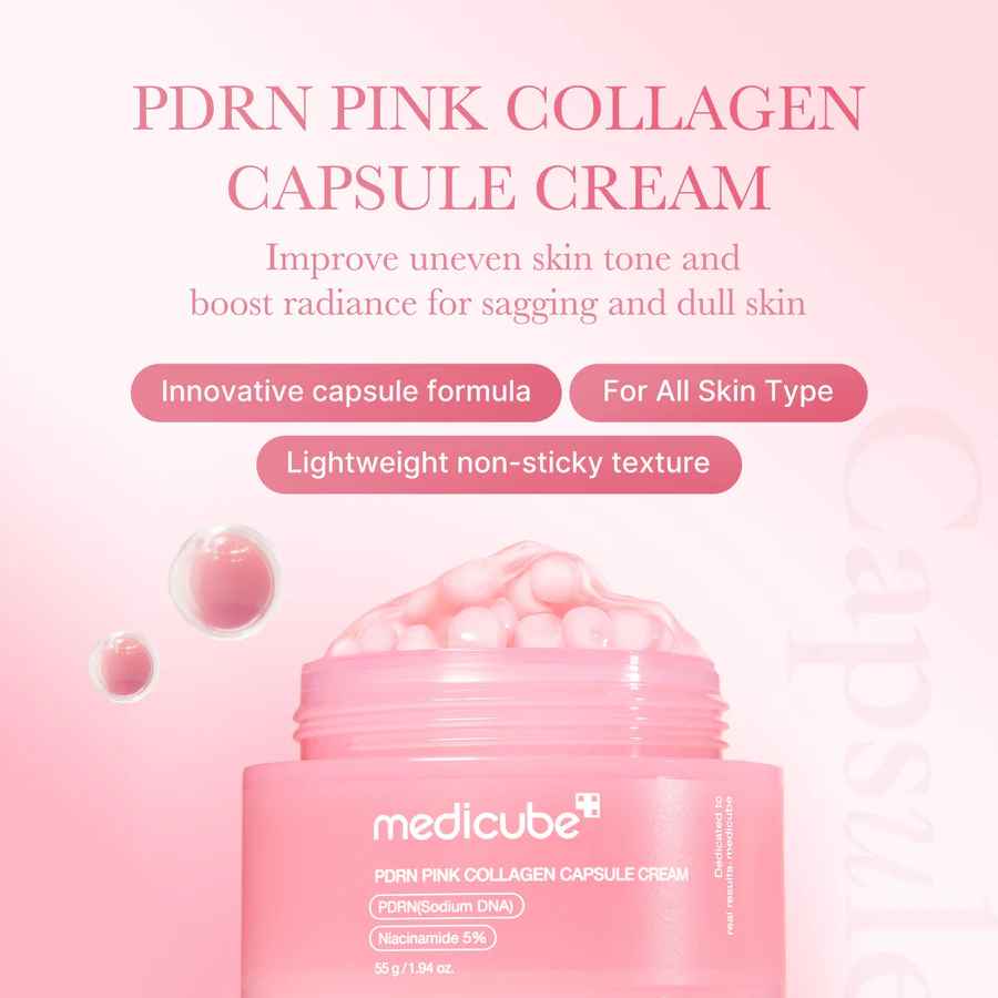 PDRN Pink Collagen Capsule Cream 55g – Medicube