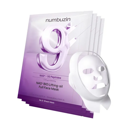 Numbuzin No.9 NAD+ Lifting Mask | Mascarilla efecto lifting 3 pasos